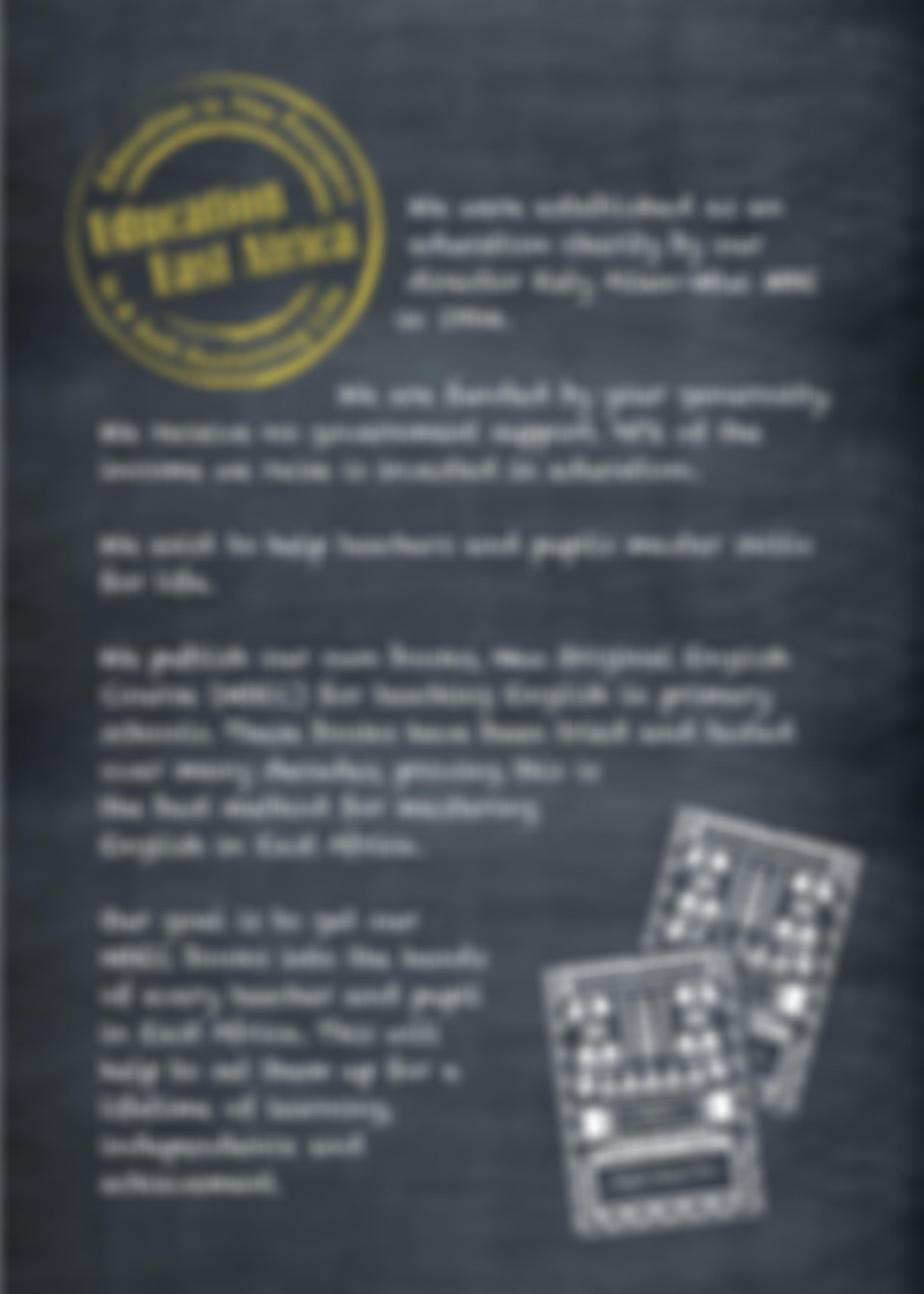 Education East Africa | Charici