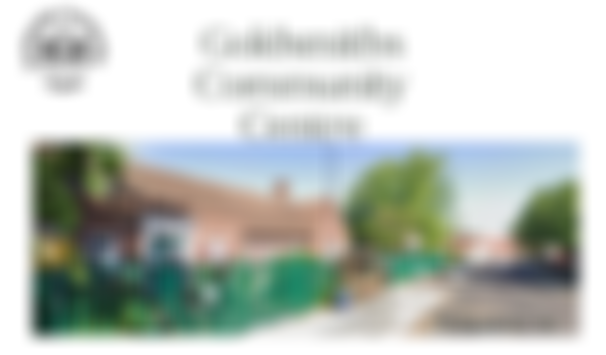 Goldsmiths Community Association | Charici