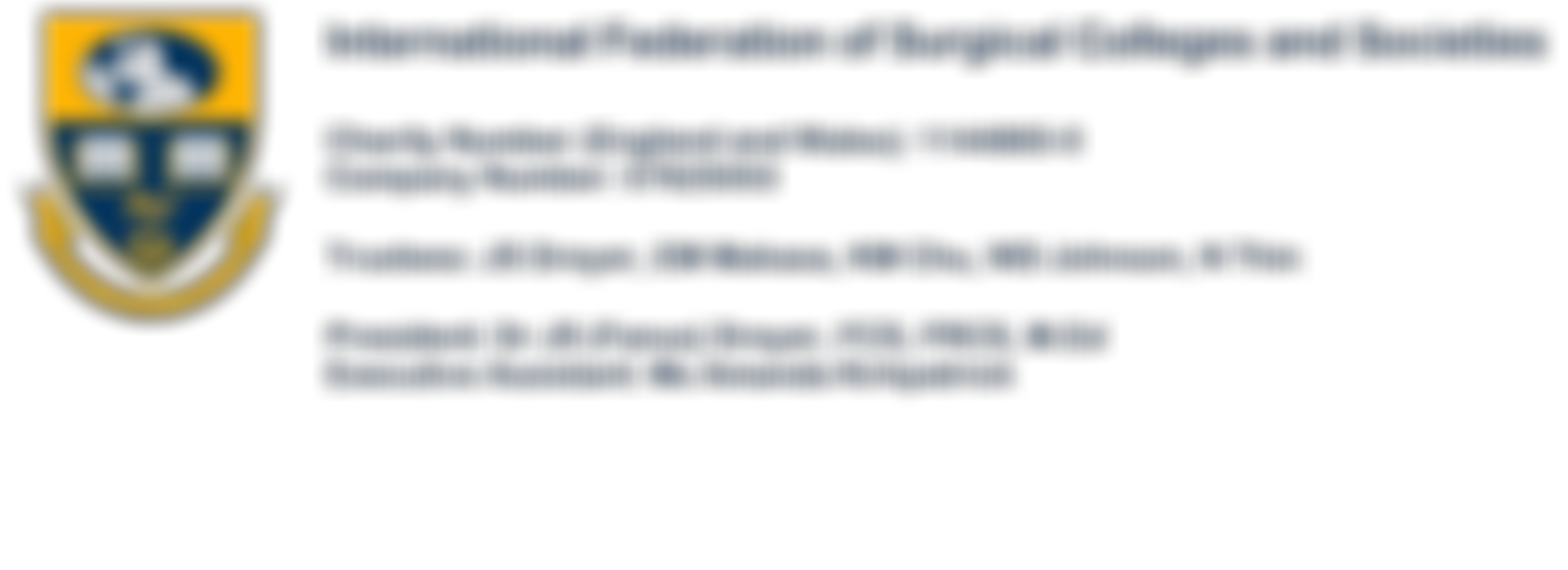 International Federation Of Surgical Colleges And Societies (Ifscs) Ltd | Charici