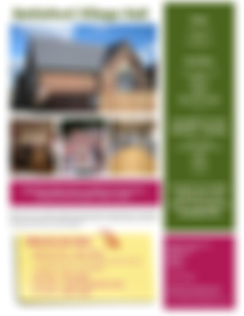 Battisford, Combs, Little Finborough And Ringshall Village Hall | Charici