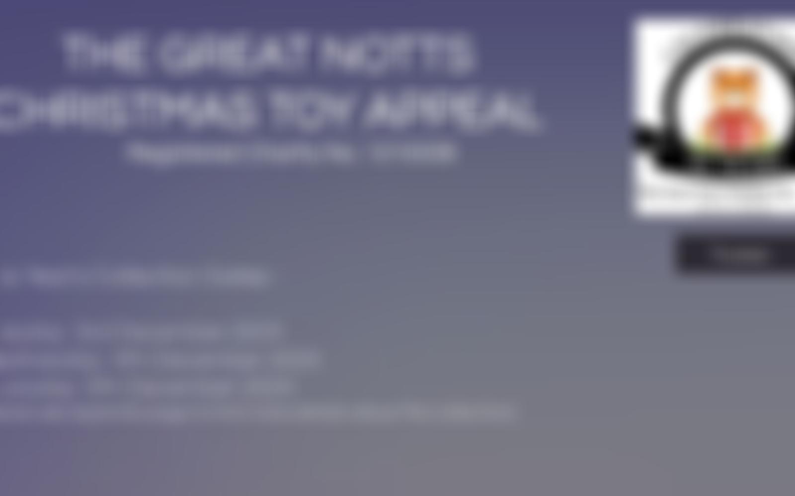 The Great Notts Christmas Toy Appeal | Charici